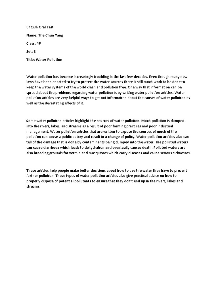 Oral test and written test picture