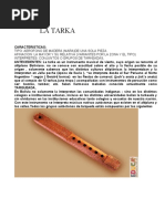 Características y Notas de la Tarka | PDF | Instrumentos musicales | Ocio