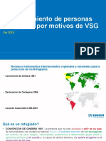 Reconocimiento de Personas Refugiadas Por Motivos de VSG