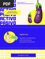 2 - PRESE ¿Quieres Ser Pasivo o Activo | PDF | Dinero | Inversiones