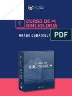 BIBLIOLOGIA - Grade Curricular