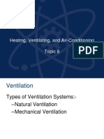 Topic 6 - Heating Ventilation Air Conditioning (HVAC)