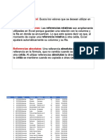 Primera Clase Referencias Absolutas y Relativas