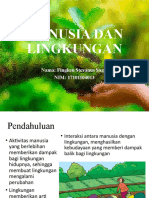 Manusia Dan Lingkungan