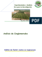 Análisis de conglomerados y estadístico para investigación agrícola