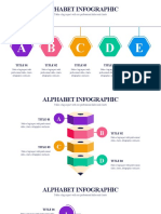 Alphabet Infographic: A B C D E