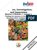 Inquiries, Investigation, and Immersion: Quarter 2 Module 1-Lesson 1