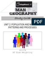 Population Density Study Guide Unit 2