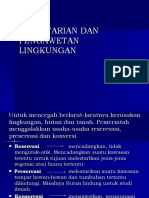 Pelestarian Dan Pengawetan Lingkungan