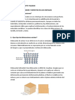 Tarea 2. Imperfecciones y Defectos en Los Cristales