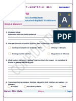 Test-Kontrolli NR 1 - Teza A-Tik - 10 - 2017-2018