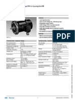 Tachogenerators: Solid Shaft With EURO Flange B10 or Housing Foot B3 With Own Bearings