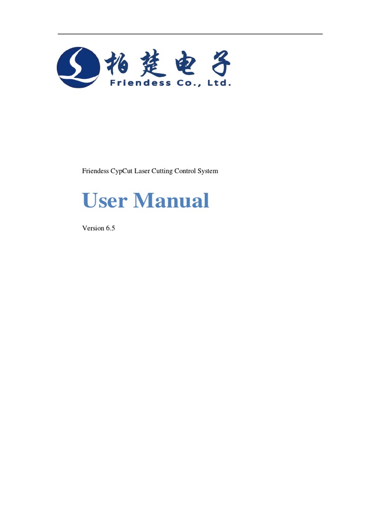 CypCut 6.5 User Manual Overview | PDF | Button (Computing) | Menu ...