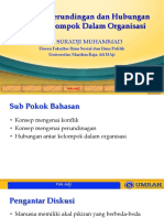 10 Konflik Perundingan Dan Hubungan Antar Kelompok Dalam Organisasi