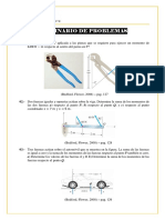 Seminario de problemas de mecánica vectorial y momentos