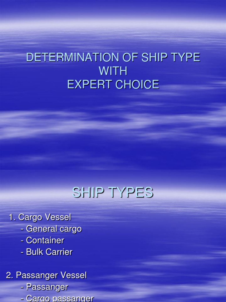 Ships Type | PDF