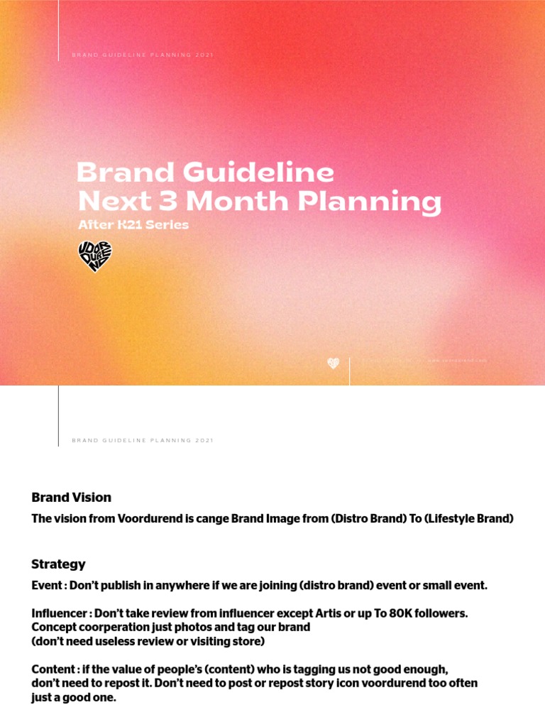 Brand Guideline Planning | PDF | Brand | Brand Management