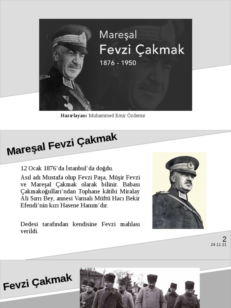Fevzi Çakmak Slayt | PDF