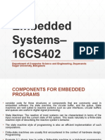 Embedded Systems - 16CS402: Department of Computer Science and Engineering, Dayananda Sagar University, Bengaluru