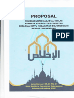 Proposal Pembangunan Masjid Al Ikhlas