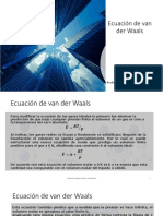 Ecuacion de Van Der Wals