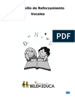 Cuadernillo de Reforzamiento Vocales