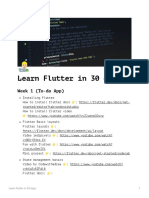 Learn Flutter in 30 Days: Week 1 (To-Do App)