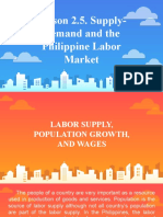 Lesson 2.5. - Supply-Demand and Philippine Labor Market
