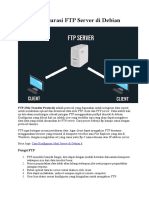 Cara Konfigurasi FTP Server Di Debian