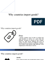 Why Countries Import Goods