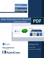 LTRT-28835 AudioCodes Auto Attendant For Lync Application Note v2.0 - 1