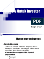 Analisis Untuk Investor