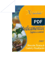 Manual de Medicamentos Sujetos a Control