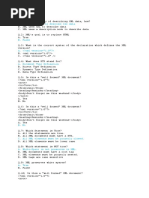 XML Multiple Choice Questions and Answers