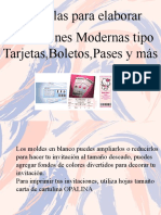 Moldes Tipo Boletos y Pases