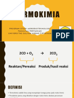 Termokimia Dan Termodinamika