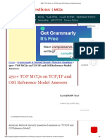 250+ TOP MCQs On TCP - IP and OSI Reference Model Answers6