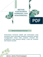 Kontrasepsi Hormonal Dan Hormonal - Puja