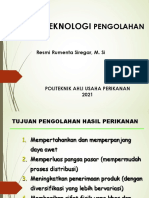 Prinsip Teknologi Pengolahan Hasil Perikanan