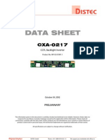 Data Sheet: CCFL Backlight Inverter