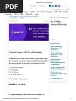 Network Layer - Mcqs With Answer Network Layer - Mcqs With Answer