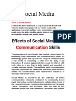 Group 4 Social Media and communication skiils