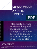 Types of Communication (Autosaved)