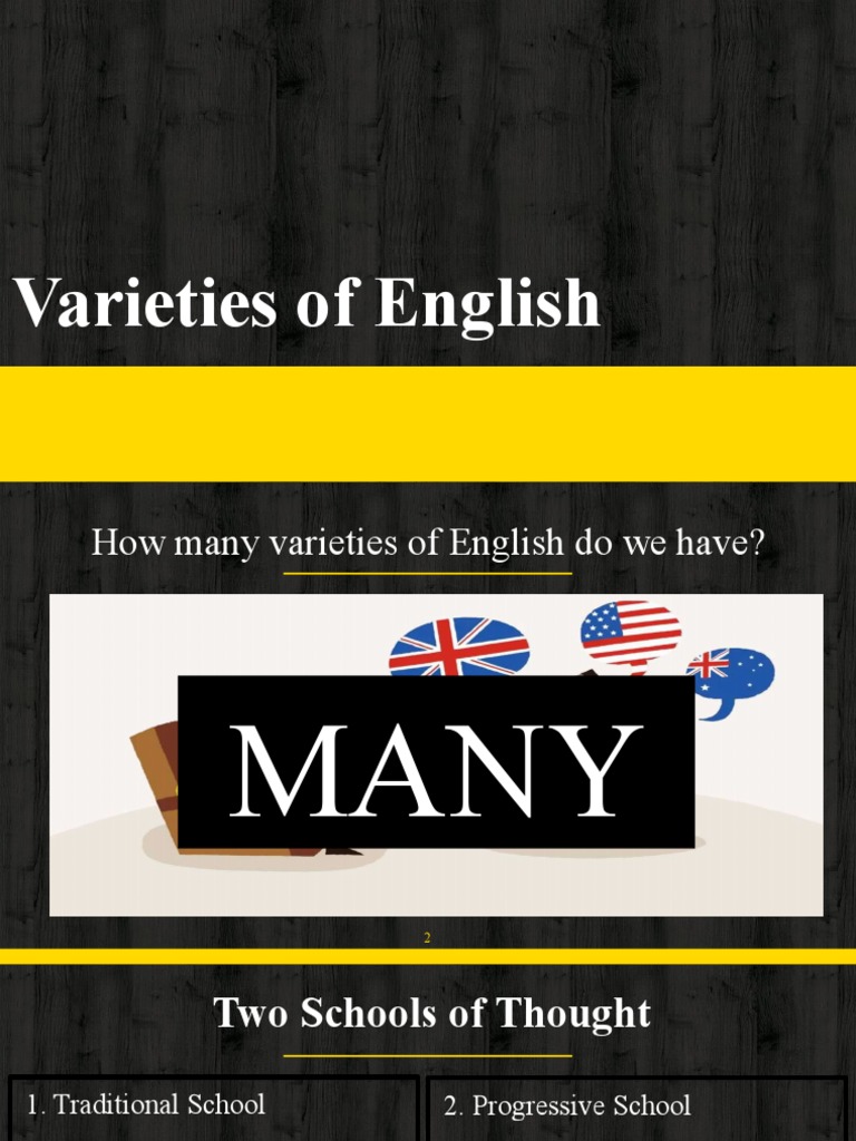 Varieties of English UPDT | PDF | English Language | Dialect
