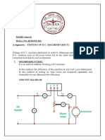 Testing of DC Machines