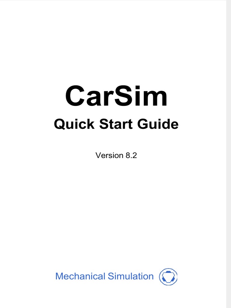 Dokumen - Tips - Carsim Quick Start | PDF | Button (Computing) | Window ...