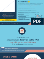 DOLE-NCR Advisory and Info Material on CAMP v2(1)