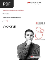 Cisco Asa/Asav Hardening Guide: Prepared by Logicalis For Nats