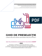 Ghid de Preselectie - Sacet