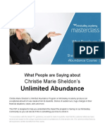 Unlimited Abundance: Christie Marie Sheldon's